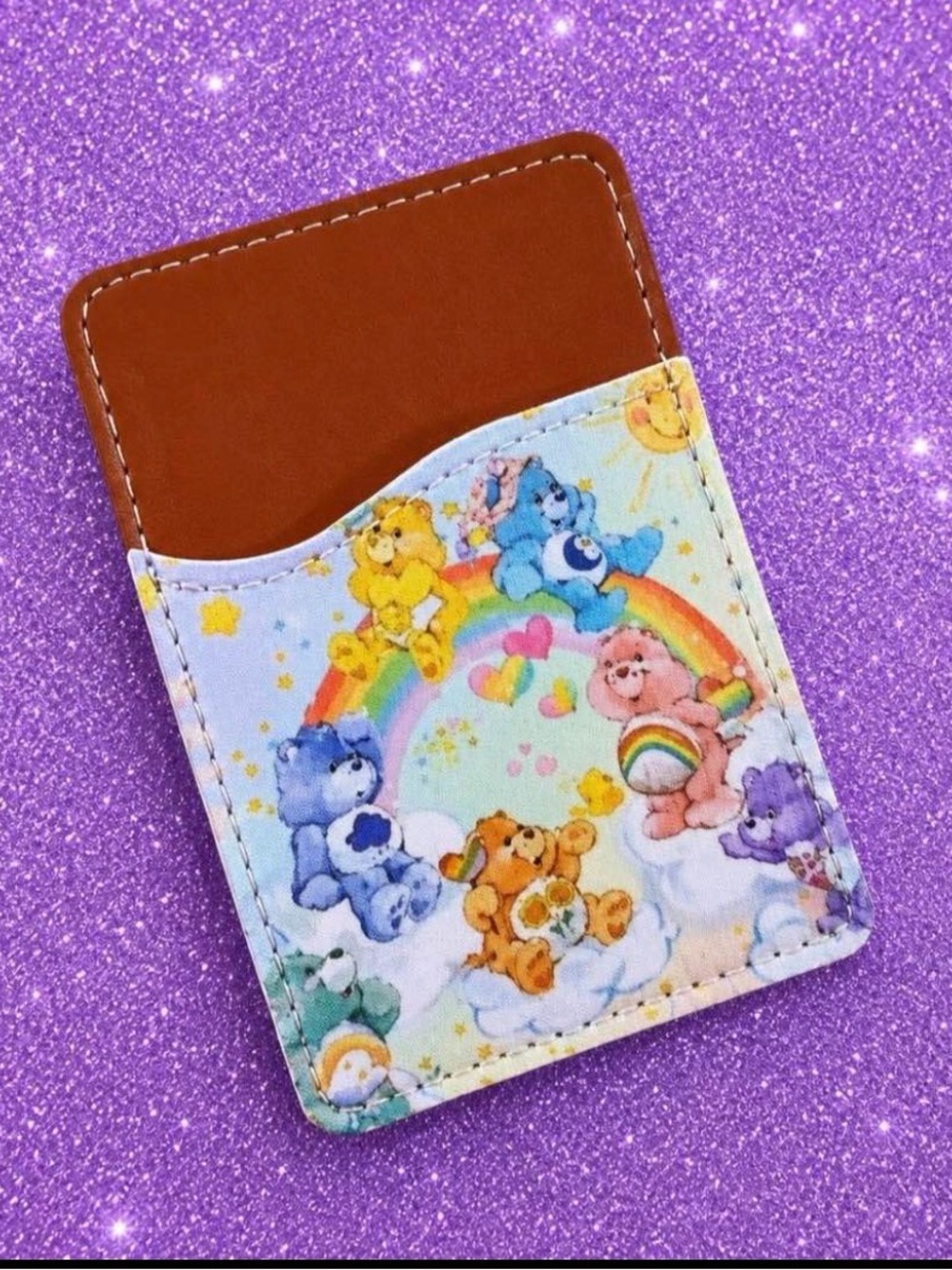 care bear vintage nostalgic card wallet holder